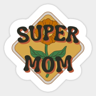 Super Mom Mother's Day Sticker